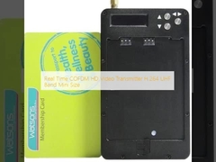 Real Time COFDM HD Transmitter wideo H.264 UHF Band Mini Size