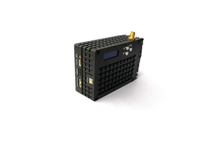 Miniaturowy nadajnik COFDM H.264 / Bezprzewodowy nadajnik wizyjny dalekiego zasięgu 1 wat