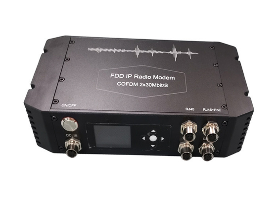 FDD IP Radio Modem Taktyczna dwukierunkowa transmisja COFDM dalekiego zasięgu